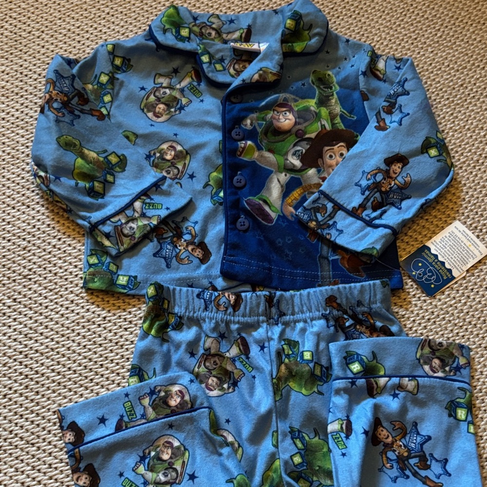 Pajamas Toy Story Buzz Lightyear infant boys 18M polyester